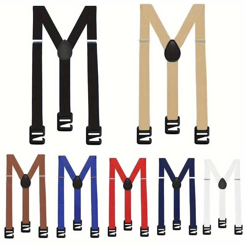 1pc Mens Comfort-Fit Suspenders - Durable, Adjustable, and Breathable for Outdoor Activities, Sports, and Daily Life - Ideal for Vacation and Travel