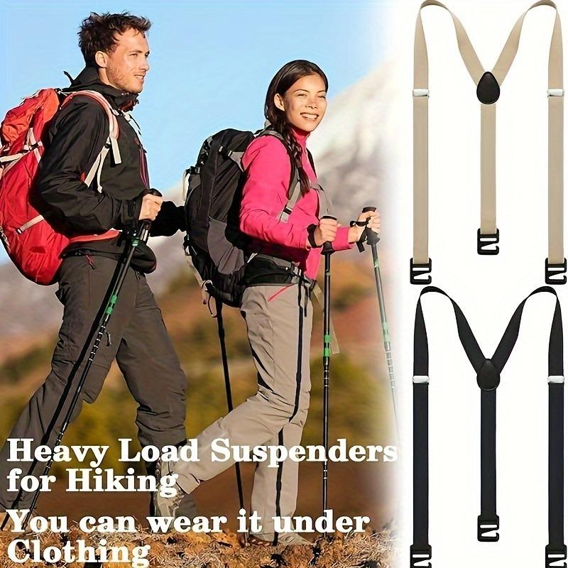 1pc Mens Comfort-Fit Suspenders - Durable, Adjustable, and Breathable for Outdoor Activities, Sports, and Daily Life - Ideal for Vacation and Travel