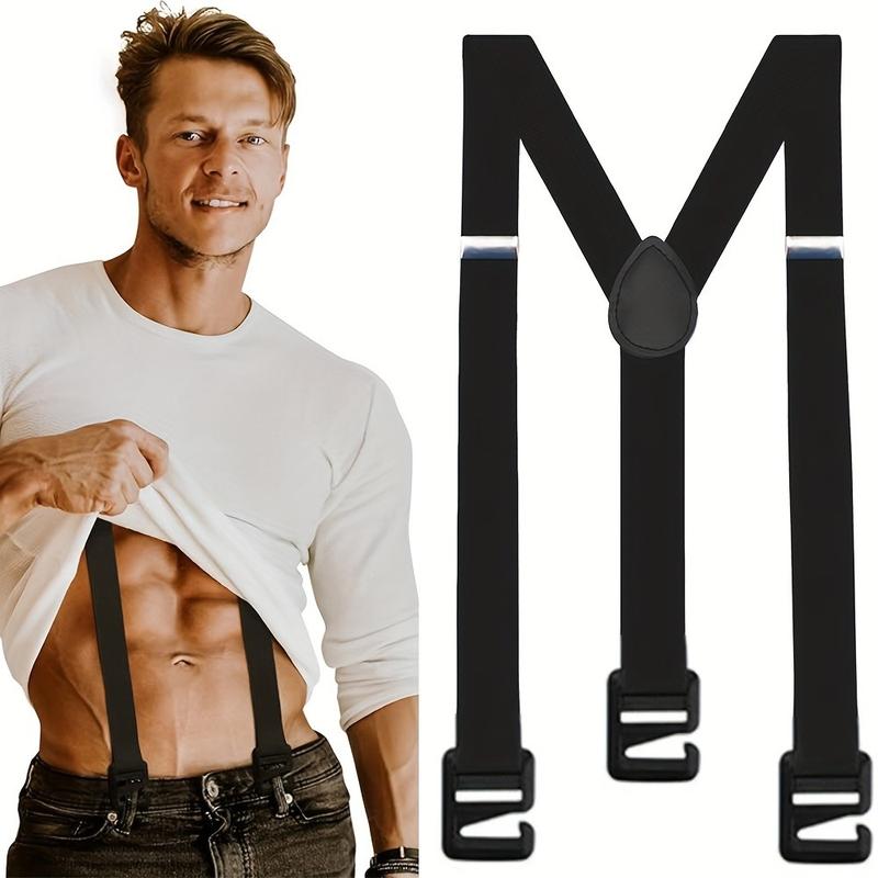 1pc Mens Comfort-Fit Suspenders - Durable, Adjustable, and Breathable for Outdoor Activities, Sports, and Daily Life - Ideal for Vacation and Travel