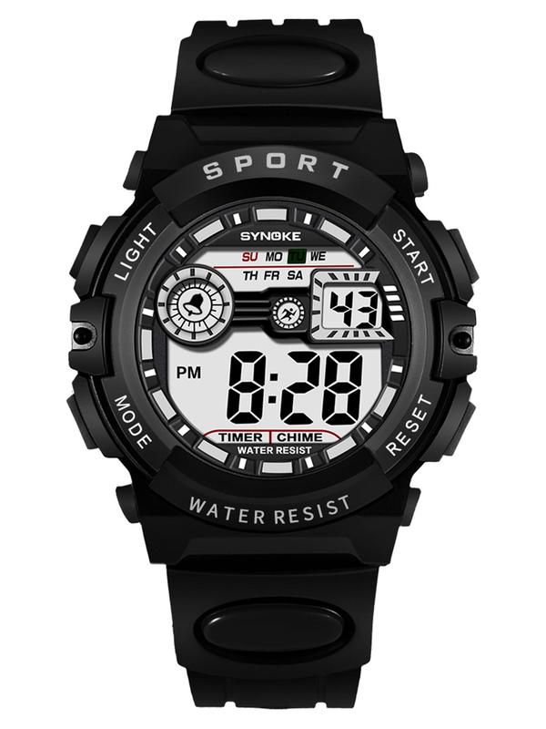 Men's Sporty Digital Watch without Box,  Casual Digital Watch with Digital Display, Waterproof 50m Watch for Men