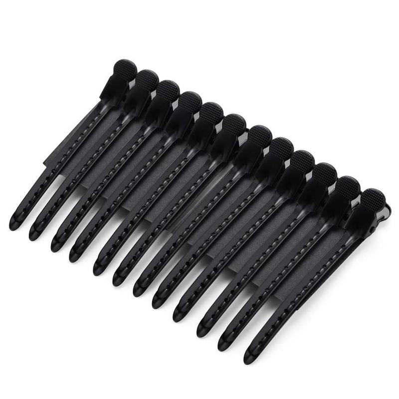 Hair Styling Tool Set, 12pcs 24pcs Stainless Steel Hair Clips, Duckbill Clips, Professional Hair Styling Accessories for Salon & Barber Shop