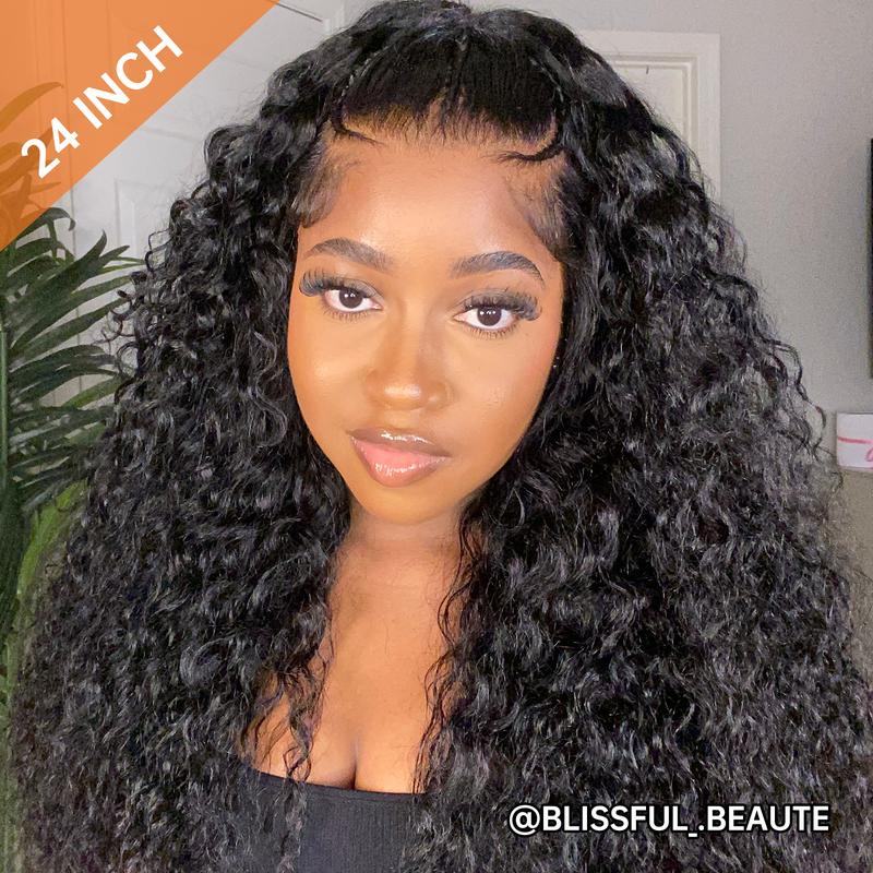 Wiggins Hair Stylist Wig Pre Braided Pre Cut Ready to Go Glueless Wigs Water Wave 13x4 Lace Front Wigs Human Hair Pre Bleached