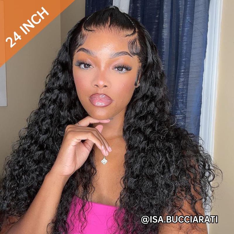 Wiggins Hair Stylist Wig Pre Braided Pre Cut Ready to Go Glueless Wigs Water Wave 13x4 Lace Front Wigs Human Hair Pre Bleached