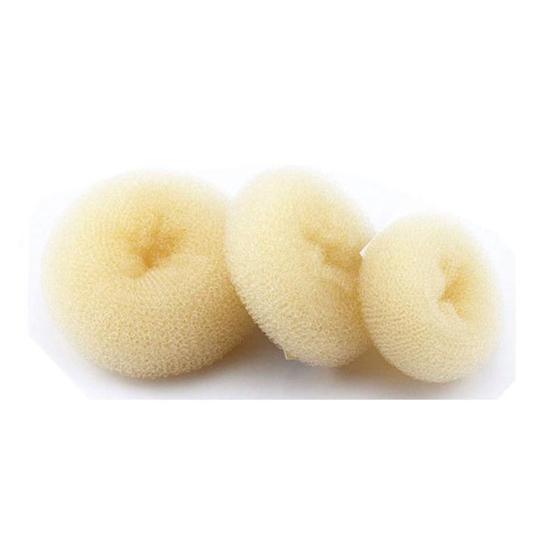 3pcs set Donut Hair Scrunchies, Portable Lightweight Hair Styling Tools for Women and Girls