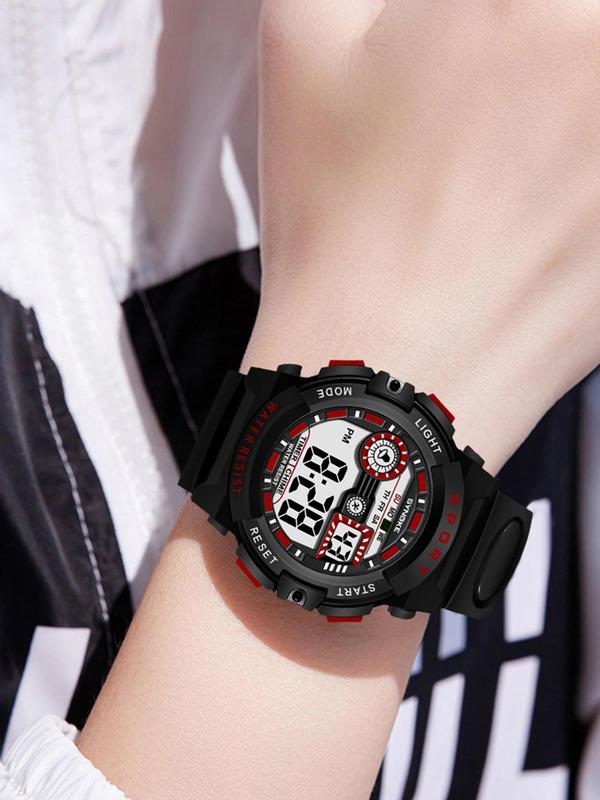 Men's Sporty Digital Watch without Box,  Casual Digital Watch with Digital Display, Waterproof 50m Watch for Men