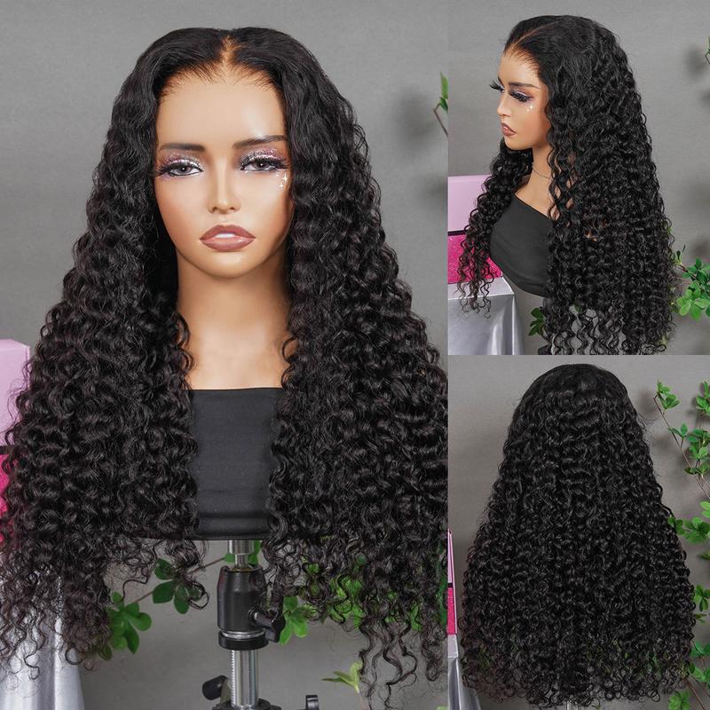 Water Wave Pre Bleached Knots  Pre Plucked 6*4 Wear Go Glueless Pre Cut Glueless HD Lace Closure Wig BGMgirl