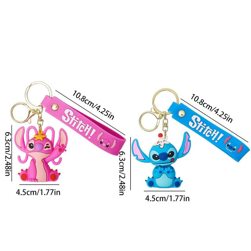 DISNEY Stitch Cute Car Keychain Accessory, Fashionable Couple's Keychain, Bag Charm Accessory