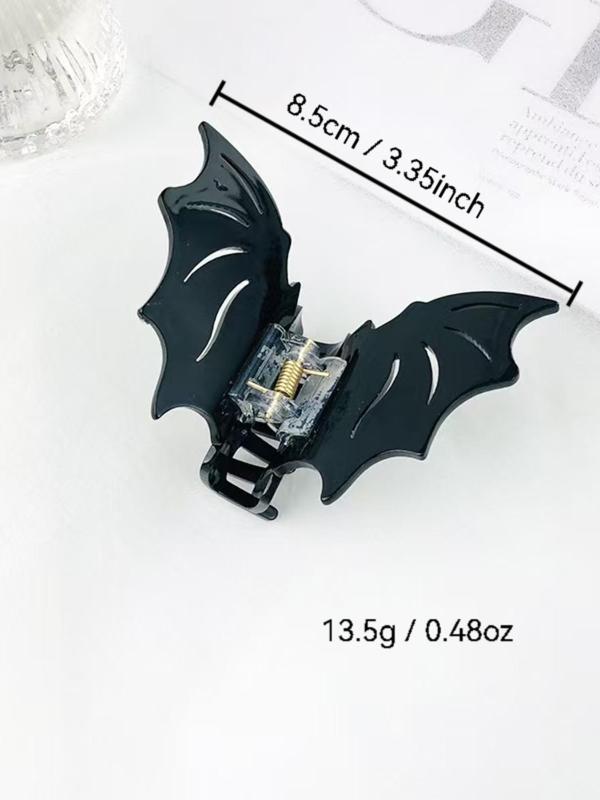 Bat Design Hair Claw, Fashionable Party Style Hair Accessories for Women & Girls, Cute Lovely Hairwear for Daily Used