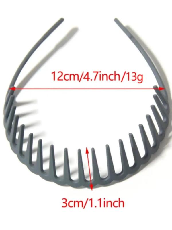 Frosted Long Tooth Non-slip Hair Hoop, Fashion Casual Hair Accessories for Women, Minimalist Headwear Suitable for Hair