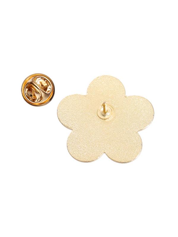 Letter Flower Design Brooch, Fashion Alloy Jewelry for Women & Men, Clothes Accessories for Daily Use