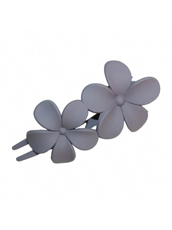 Summer Lovely Matte Flower Design Hair Clip, Flower Claw Clip Cute Kawaii Hair Accessories for Women & Girls, Nonslip Hair Clip Back To School, Fall Outfits, Fall Freshness