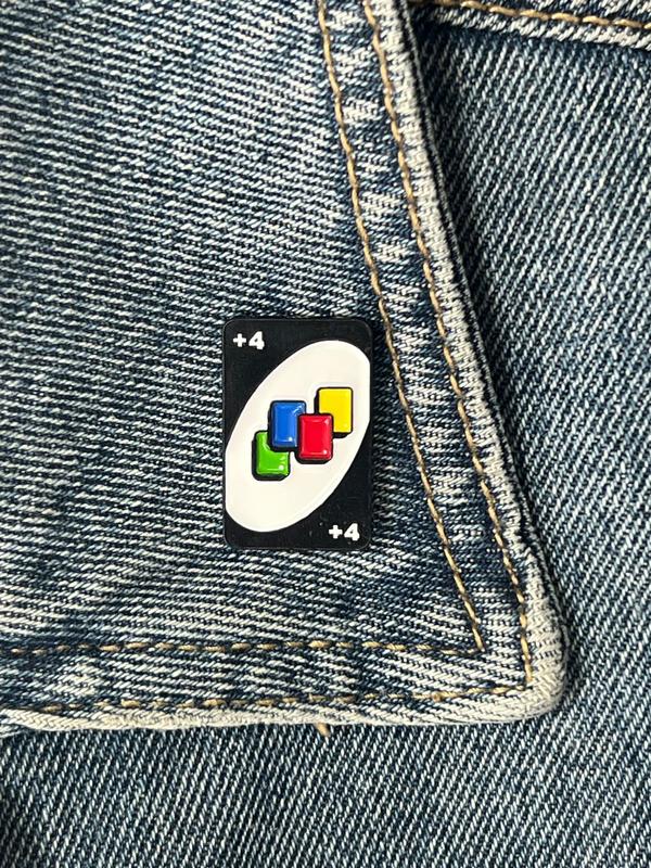 Colorful Card Badge Enamel Pin, Fashion Decoration Personality Children's Brooch, Student Schoolbag Buckle, Clothing Accessories, Hat Bag Decoration