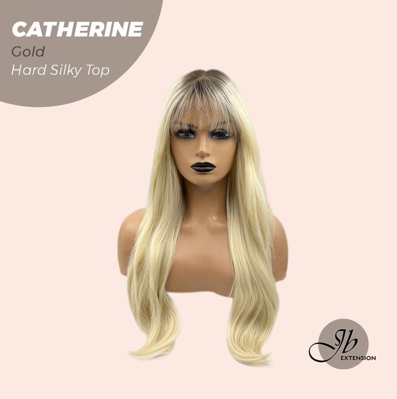 JBEXTENSION 25 Inches Scalpiana Wolf Cut 3.5X4 Hard Silky Top Natural Scalp Effect Wig With Bangs CATHERINE