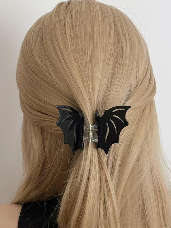 Bat Design Hair Claw, Fashionable Party Style Hair Accessories for Women & Girls, Cute Lovely Hairwear for Daily Used