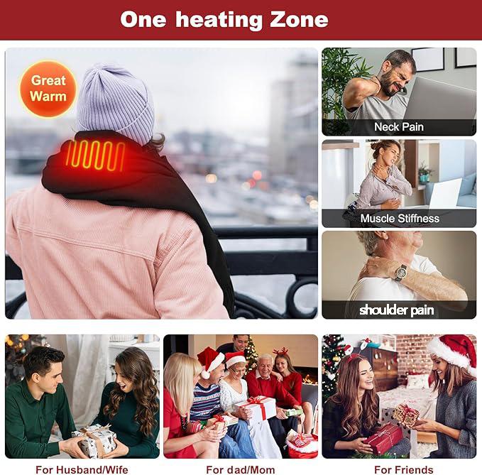 Wearable heating blanket for outside, 3 heating settings, Christmas gift