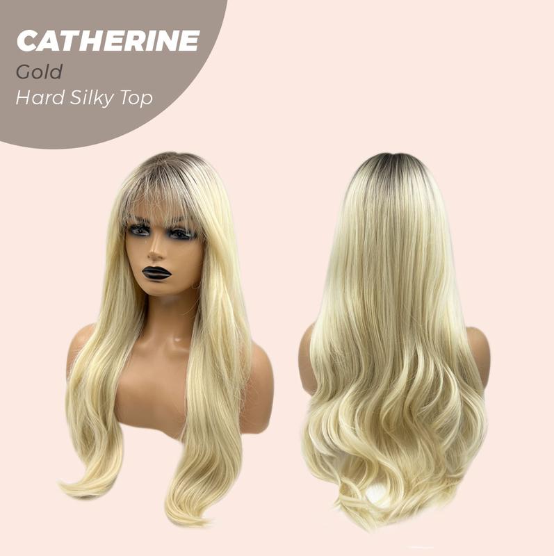 JBEXTENSION 25 Inches Scalpiana Wolf Cut 3.5X4 Hard Silky Top Natural Scalp Effect Wig With Bangs CATHERINE