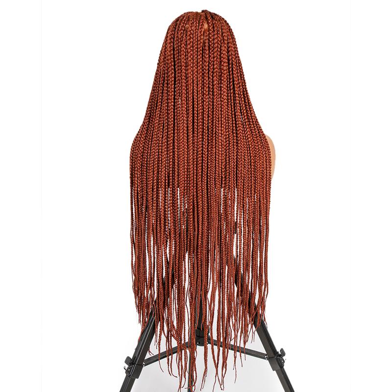 SuperNova #350 36” Square Box Braids - Full Handmade, Premium Synthetic Fiber | Lightweight, Durable & Natural Look | Ideal for Protective Styling!