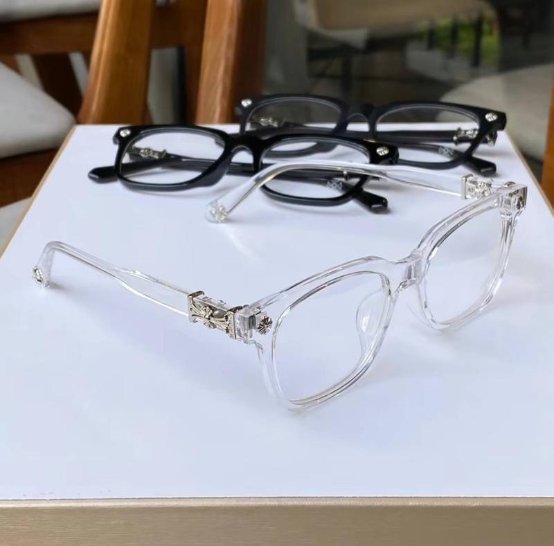 Cox Ucker High-Quality Chrome Hearts Glasses Frames for Men and Women with UV400 Protection, Fashion Eyeglasses , Trendy Eyewear