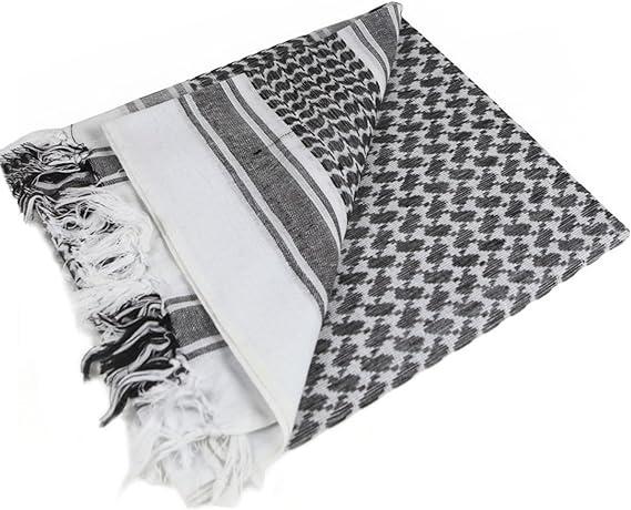 Cotton Keffiyeh Thickened Head Neck Scarf Wrap for Women and Men