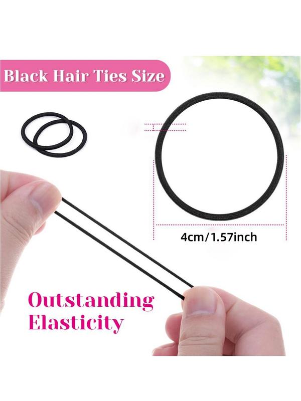 Solid Color Elastic Hair Tie, Casual Simple Hair Tie, Daily Casual Hair Accessories for Women & Girls